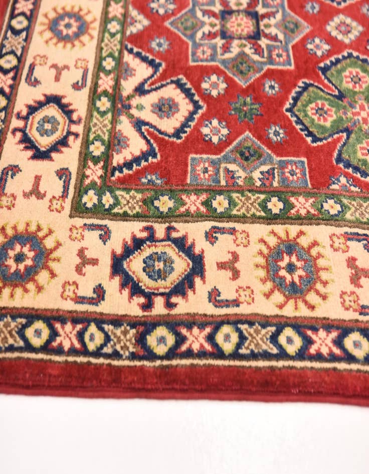 Detail image of 4' 9 x 6' 5  Hand Knotted Kazak Rug