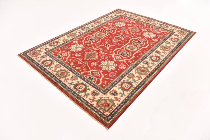 Detail image of 5' 8 x 7' 10 Hand Knotted Kazak Rug