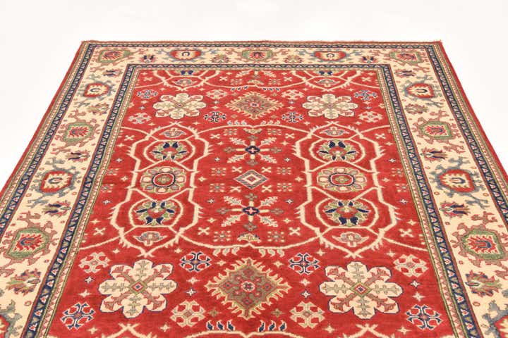 5' 8 x 7' 10 Hand Knotted Kazak Rug
