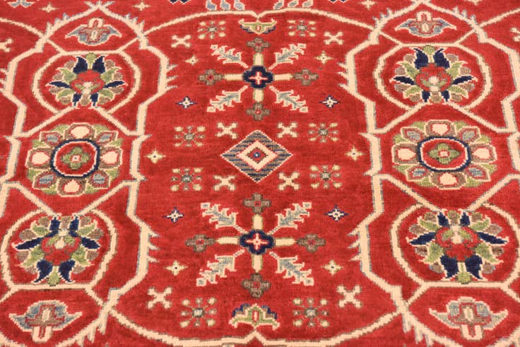 Detail image of 5' 8 x 7' 10 Hand Knotted Kazak Rug
