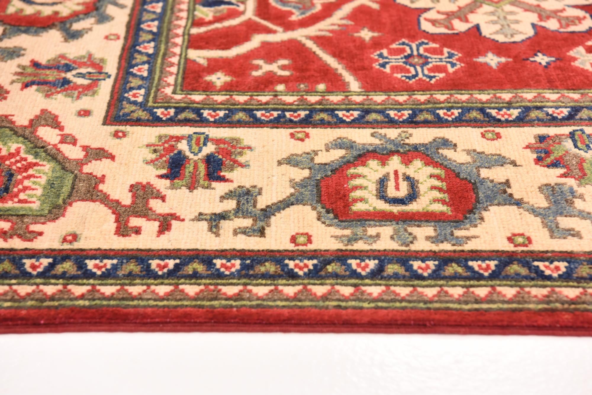 5' 8 x 7' 10 Hand Knotted Kazak Rug