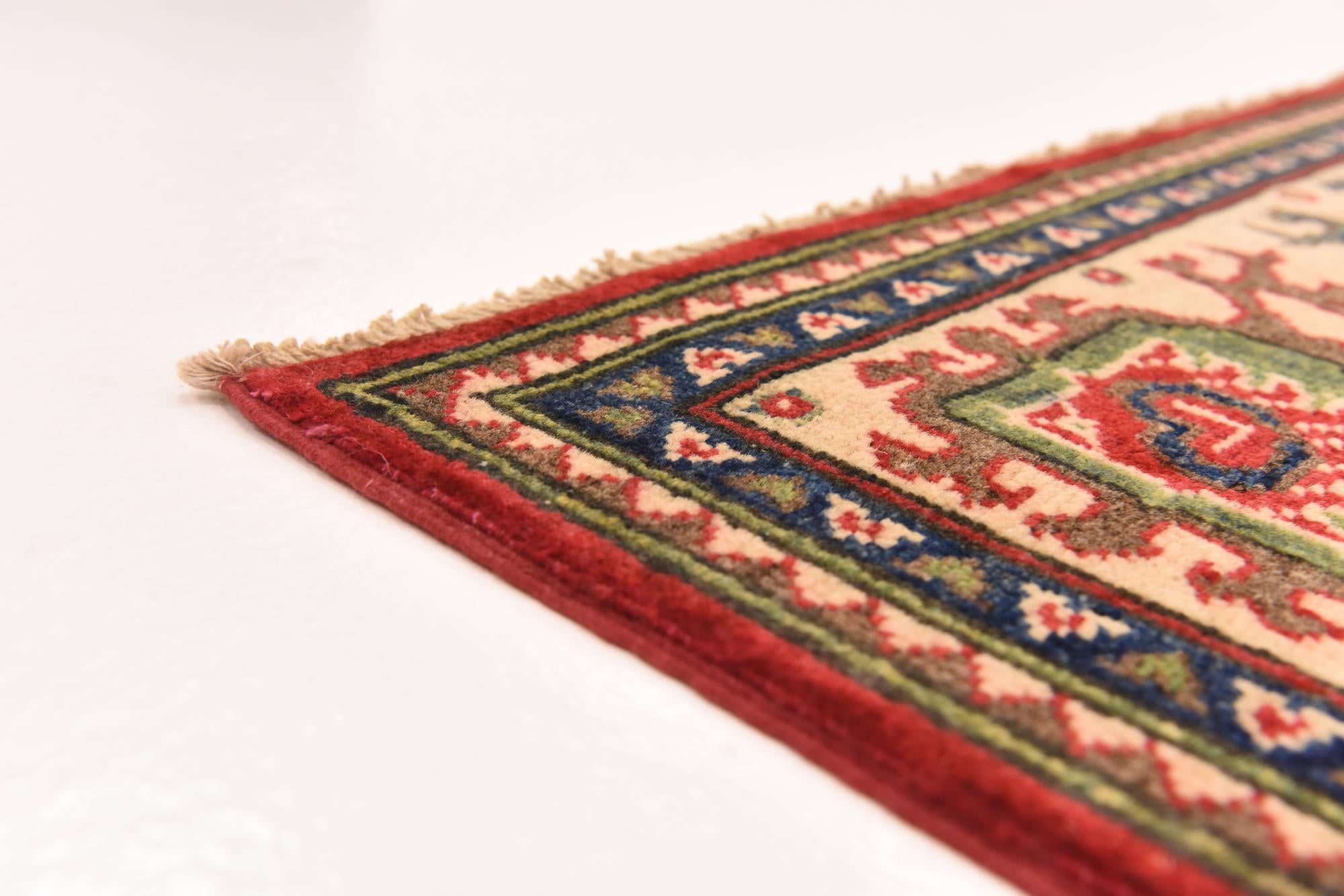 5' 8 x 7' 10 Hand Knotted Kazak Rug
