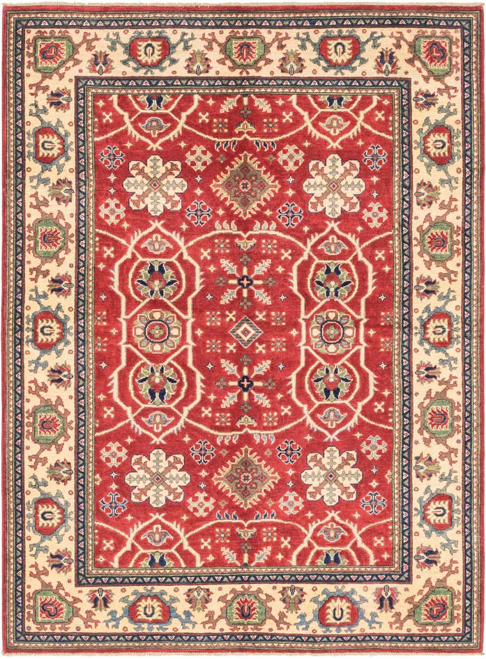 Detail image of 5' 8 x 7' 10 Hand Knotted Kazak Rug
