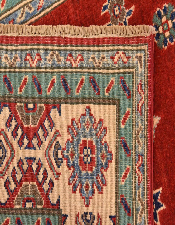 Detail image of 5' 7 x 8'  Hand Knotted Kazak Rug