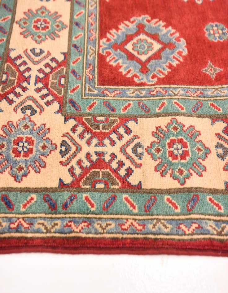 Detail image of 5' 7 x 8'  Hand Knotted Kazak Rug