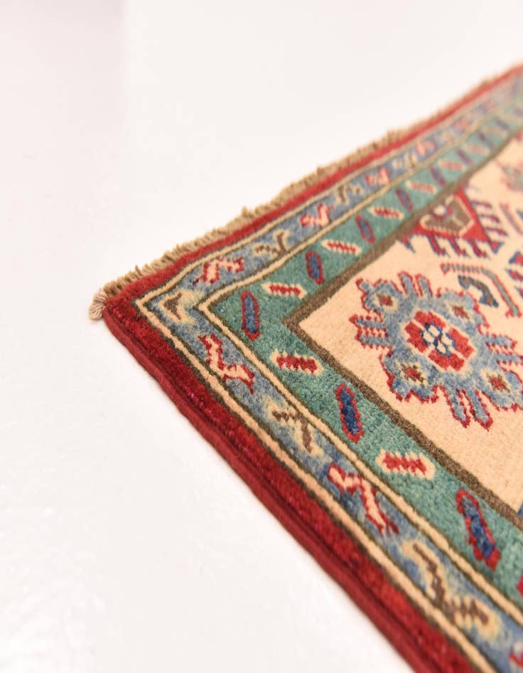 Detail image of 5' 7 x 8'  Hand Knotted Kazak Rug