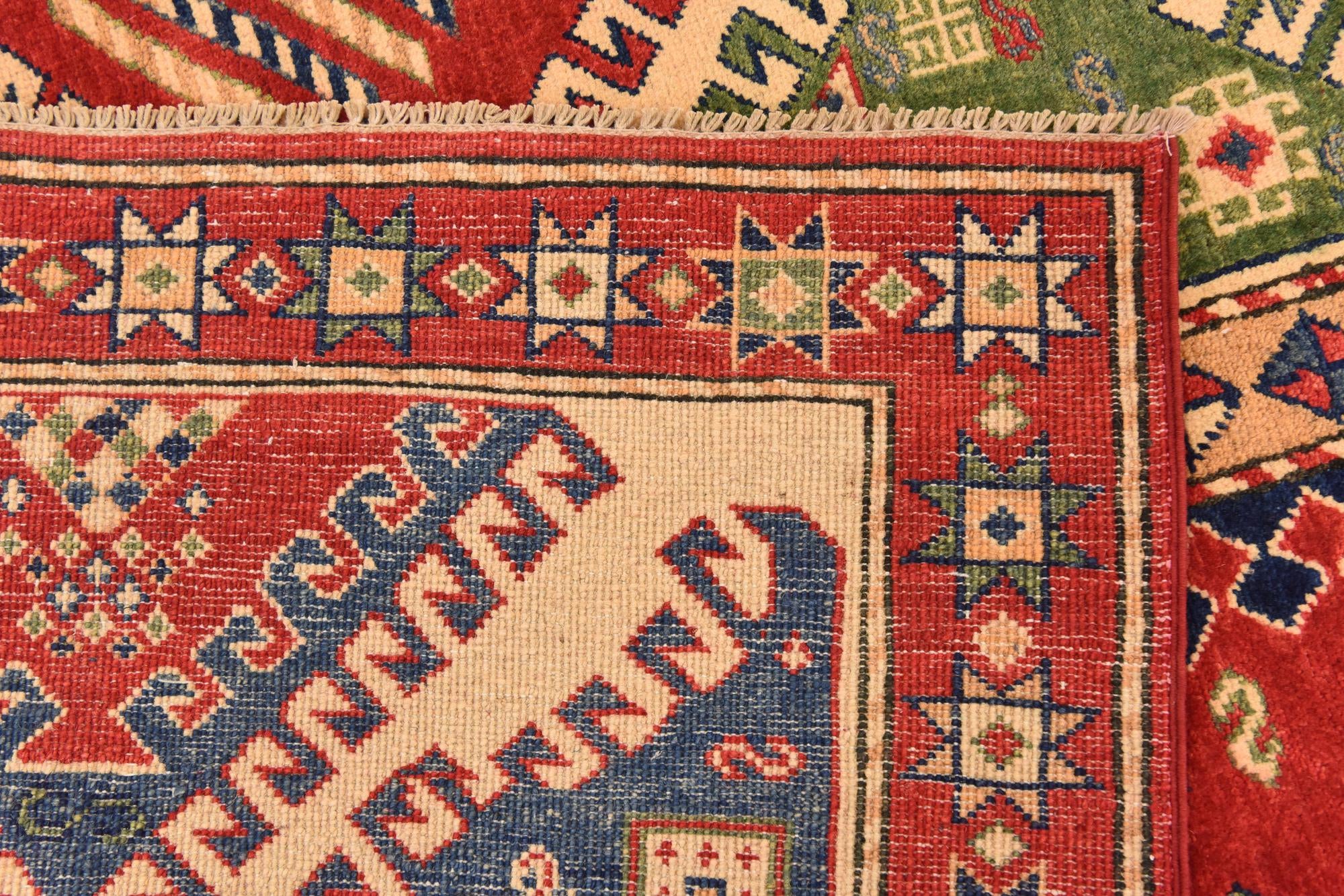 5' 8 x 7' 10 Hand Knotted Kazak Rug