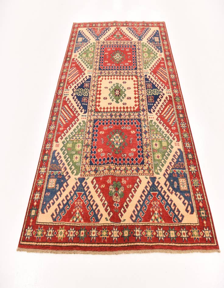 Detail image of 5' 8 x 7' 10 Hand Knotted Kazak Rug