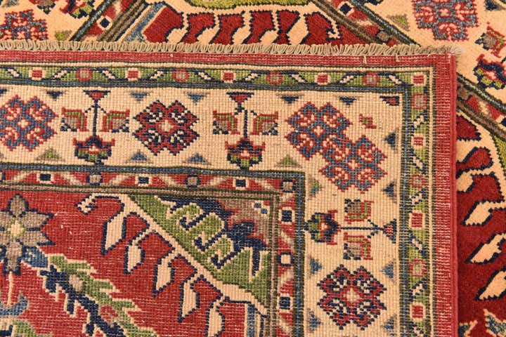 3' 4 x 5' Hand Knotted Kazak Rug