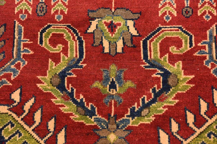 Detail image of 3' 4 x 5' Hand Knotted Kazak Rug