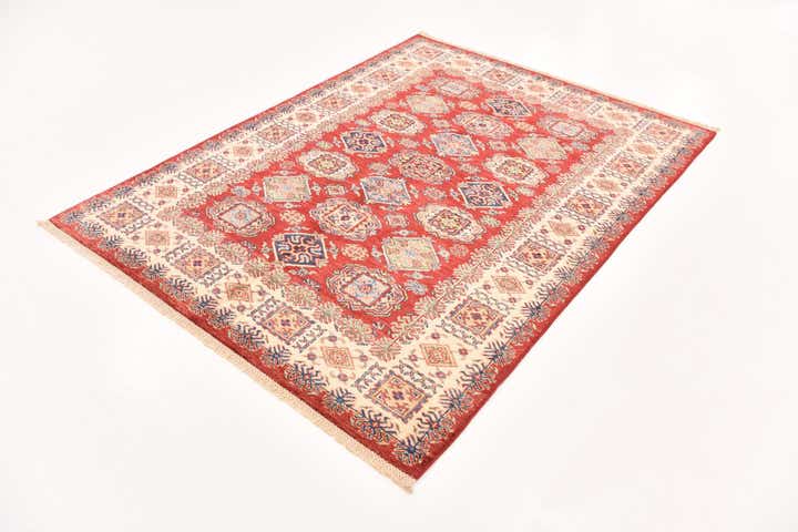 5' x 6' 8 Hand Knotted Kazak Oriental Rug