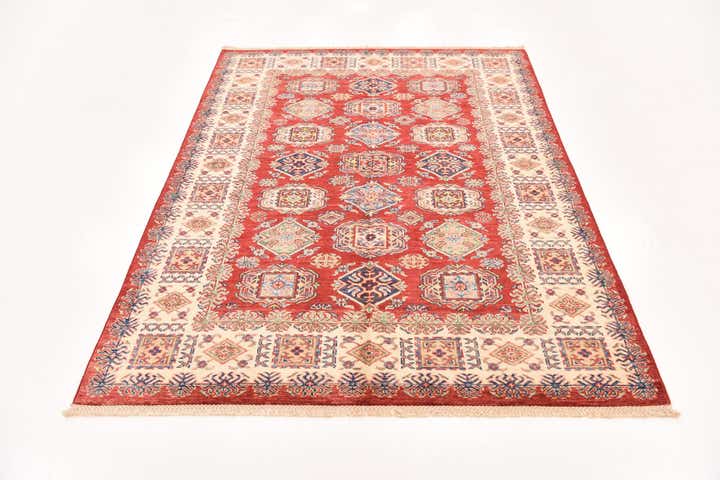 5' x 6' 8 Hand Knotted Kazak Oriental Rug