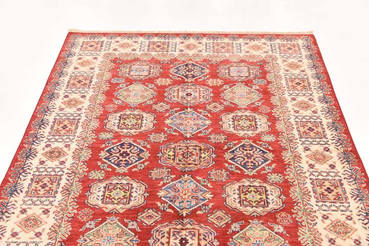 5' x 6' 8 Hand Knotted Kazak Oriental Rug