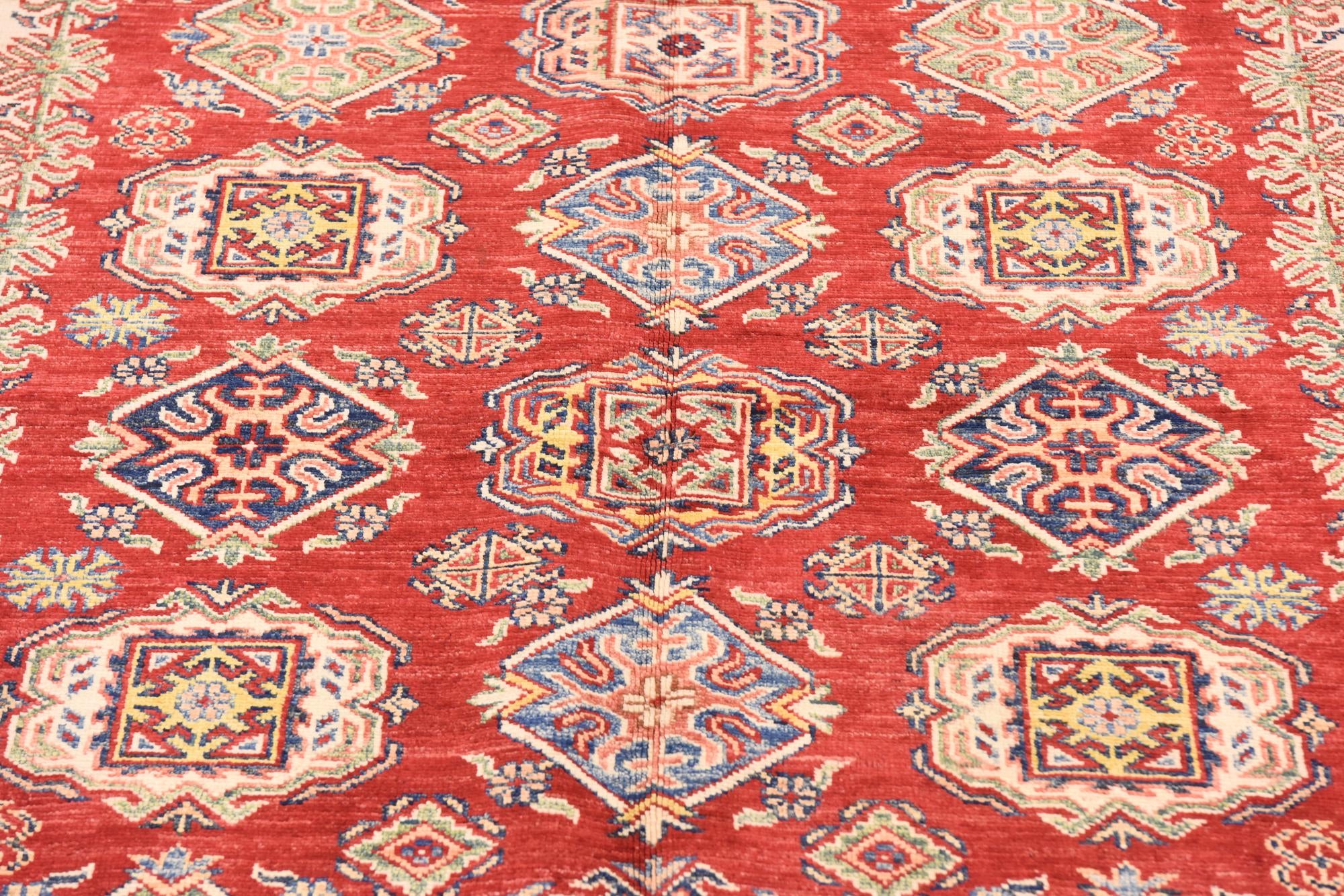 5' x 6' 8 Hand Knotted Kazak Oriental Rug