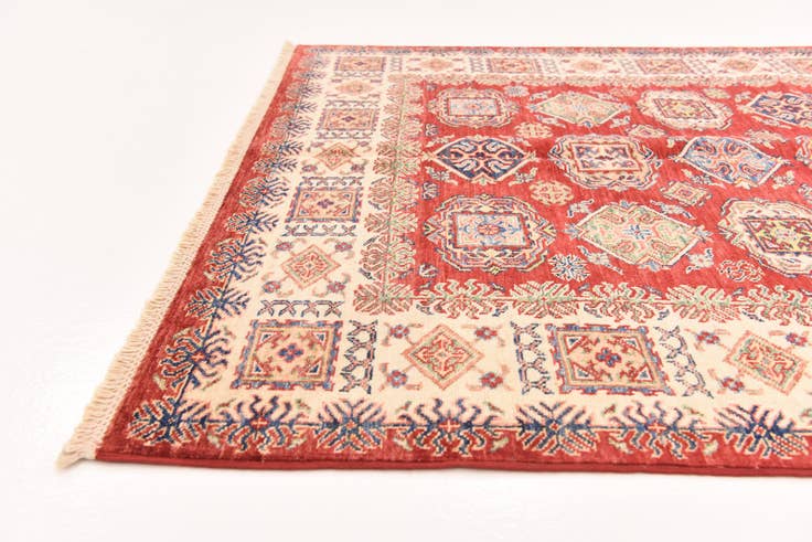 Detail image of 5' x 6' 8 Hand Knotted Kazak Oriental Rug