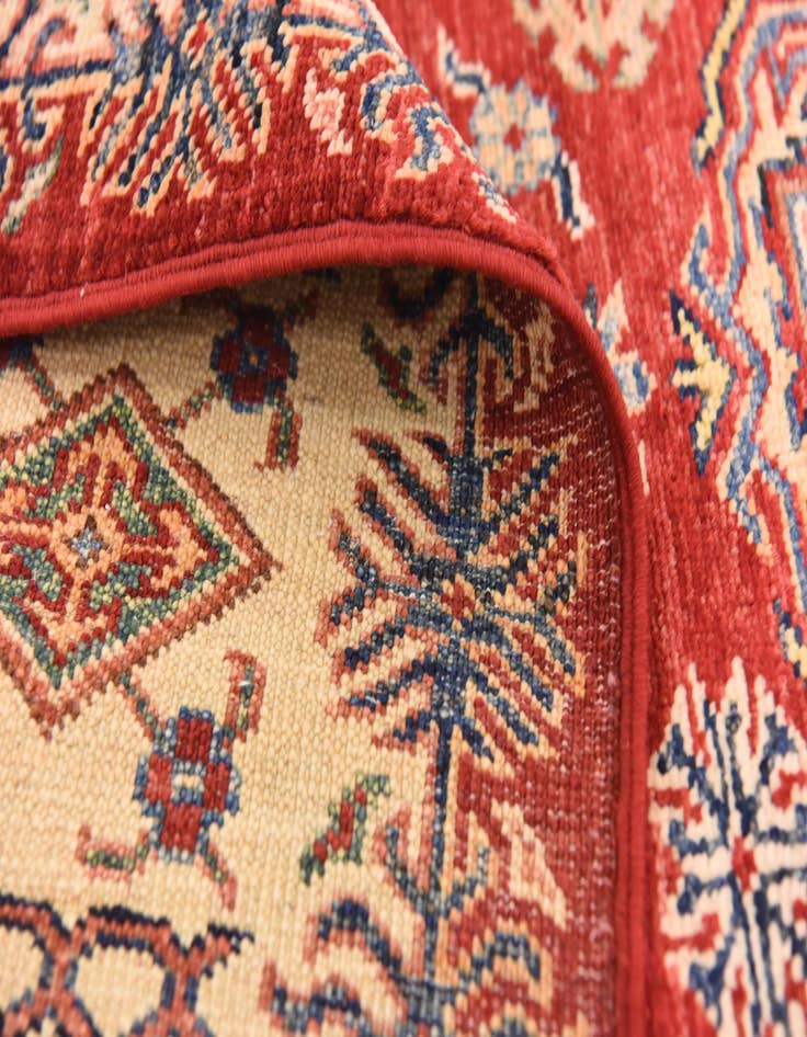 Detail image of 5' x 6' 8  Hand Knotted Kazak Oriental Rug