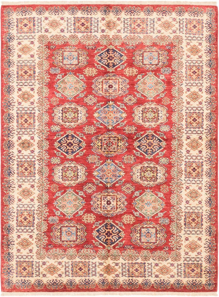 Detail image of 5' x 6' 8 Hand Knotted Kazak Oriental Rug