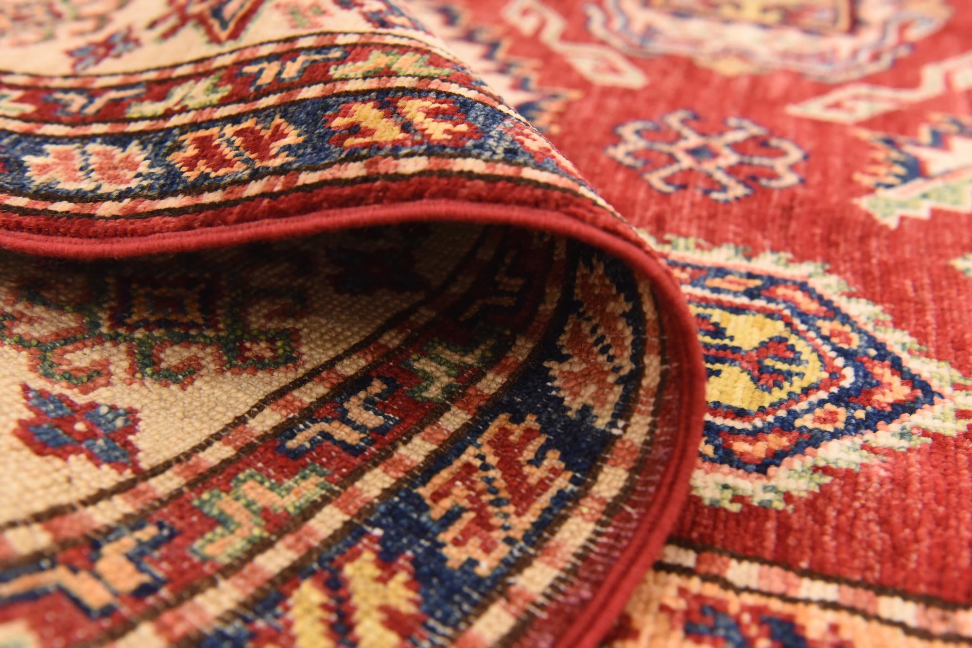 5' x 6' 10 Hand Knotted Kazak Oriental Rug