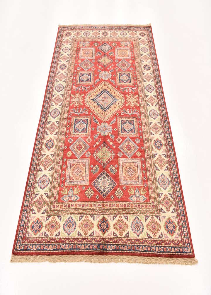 4' 11 x 6' 7 Hand Knotted Kazak Oriental Rug