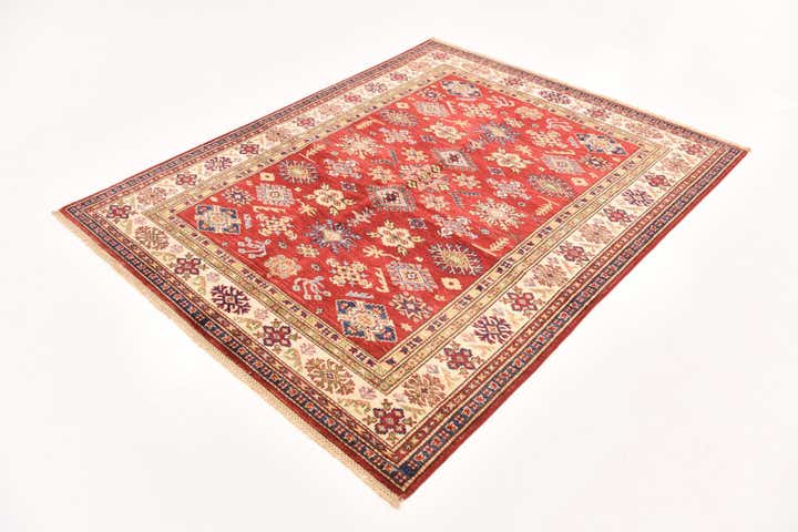 5' x 6' 3 Hand Knotted Kazak Oriental Rug