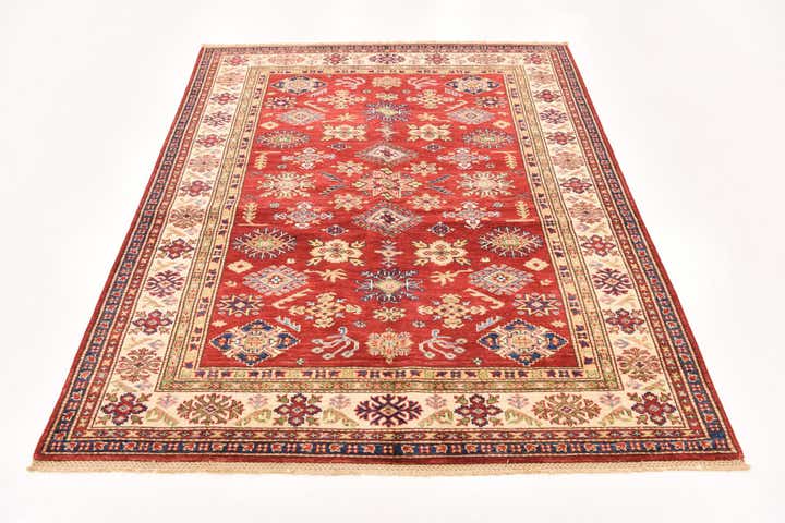 5' x 6' 3 Hand Knotted Kazak Oriental Rug