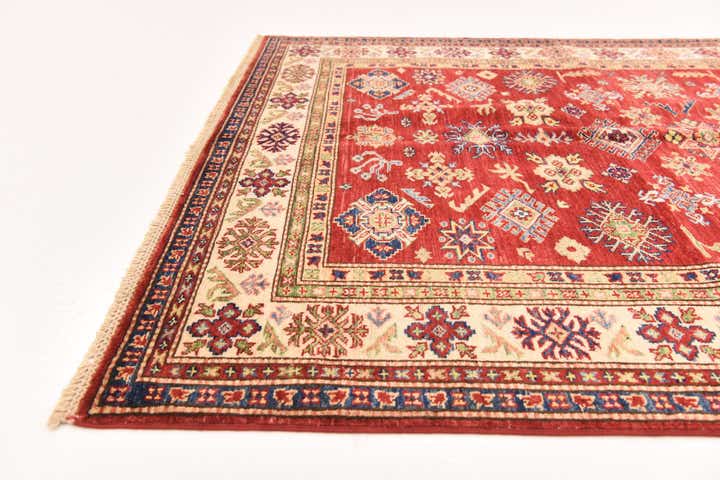 5' x 6' 3 Hand Knotted Kazak Oriental Rug