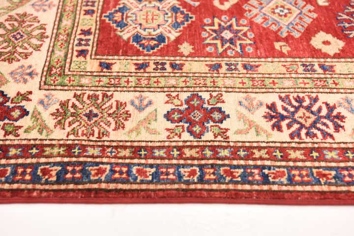 5' x 6' 3 Hand Knotted Kazak Oriental Rug