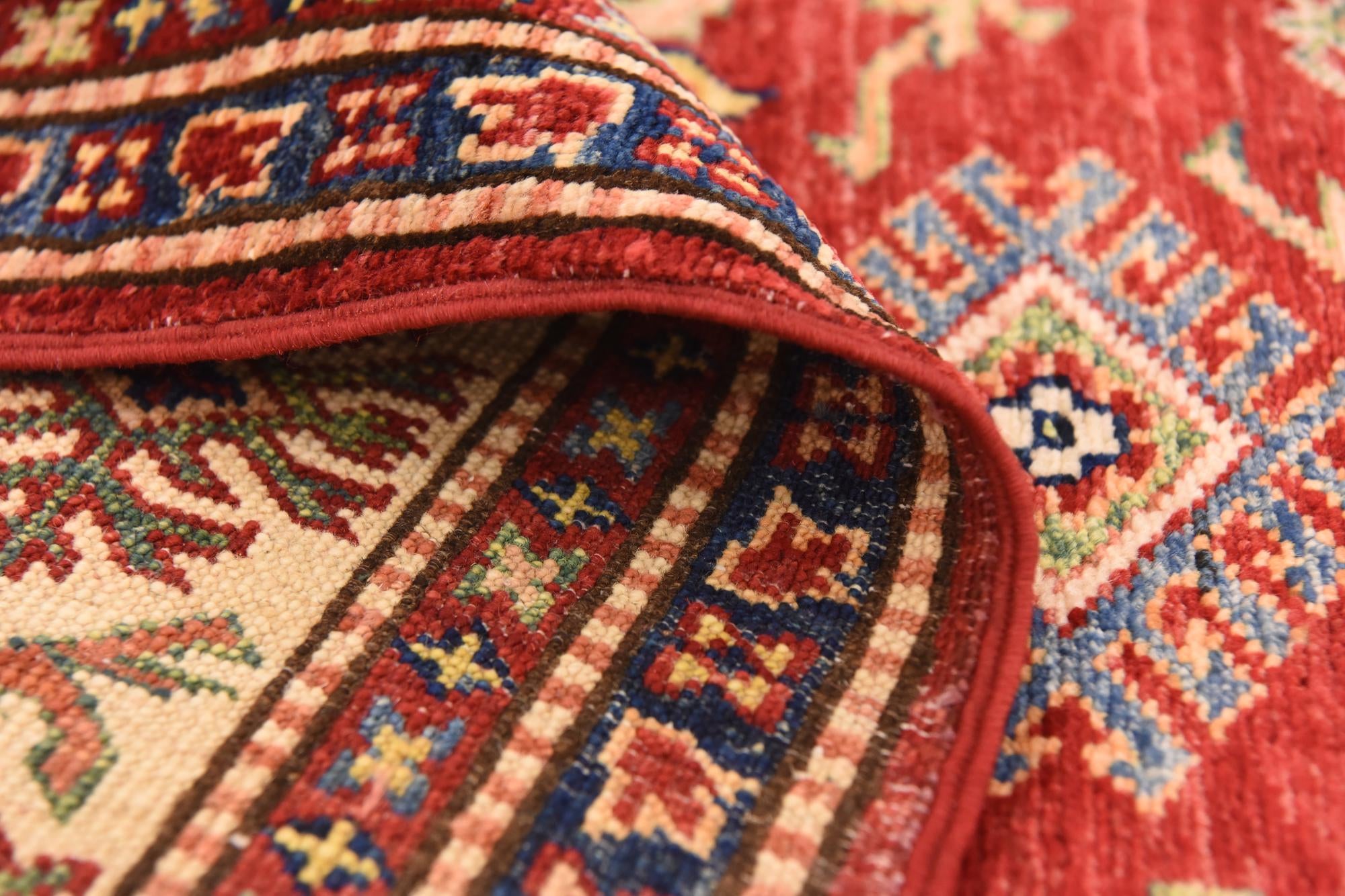 5' x 6' 3 Hand Knotted Kazak Oriental Rug