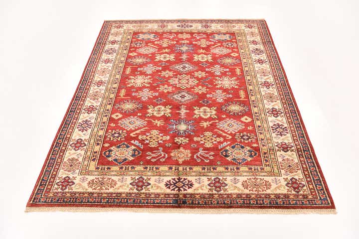 4' 11 x 6' 3 Hand Knotted Kazak Oriental Rug