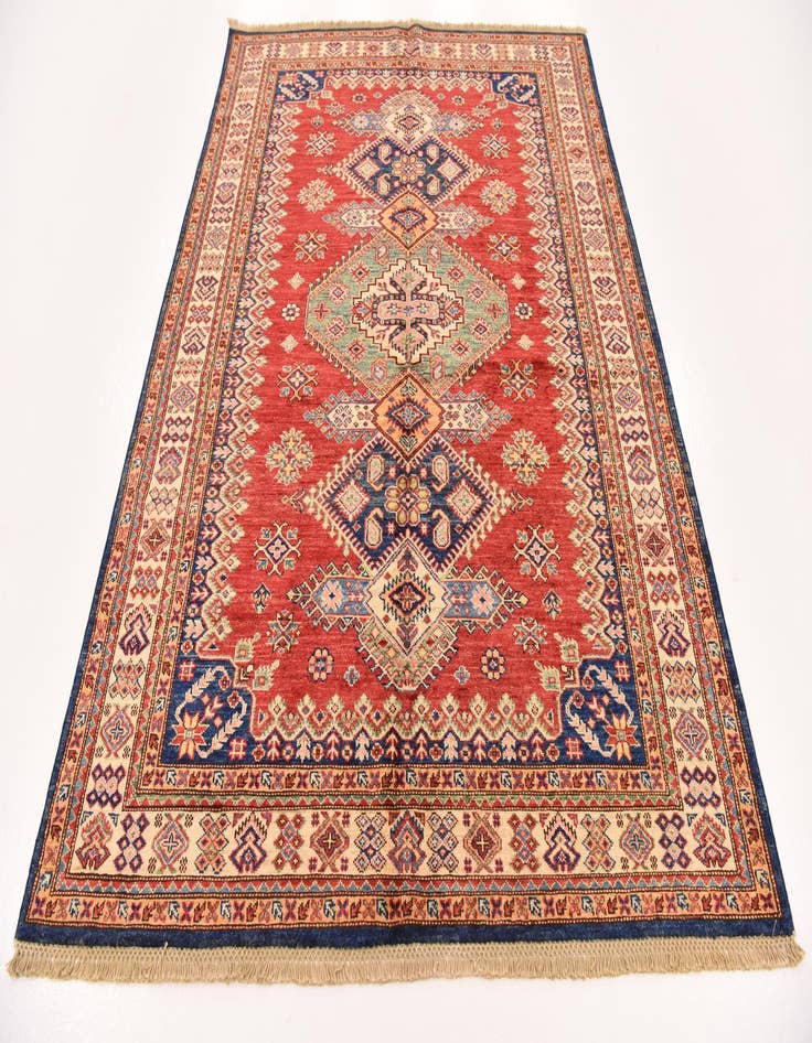 Detail image of 5' x 6' 6  Hand Knotted Kazak Oriental Rug