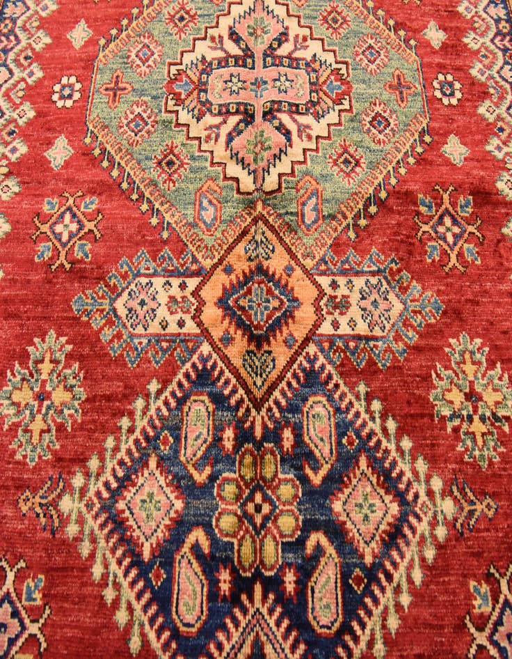 Detail image of 5' x 6' 6  Hand Knotted Kazak Oriental Rug