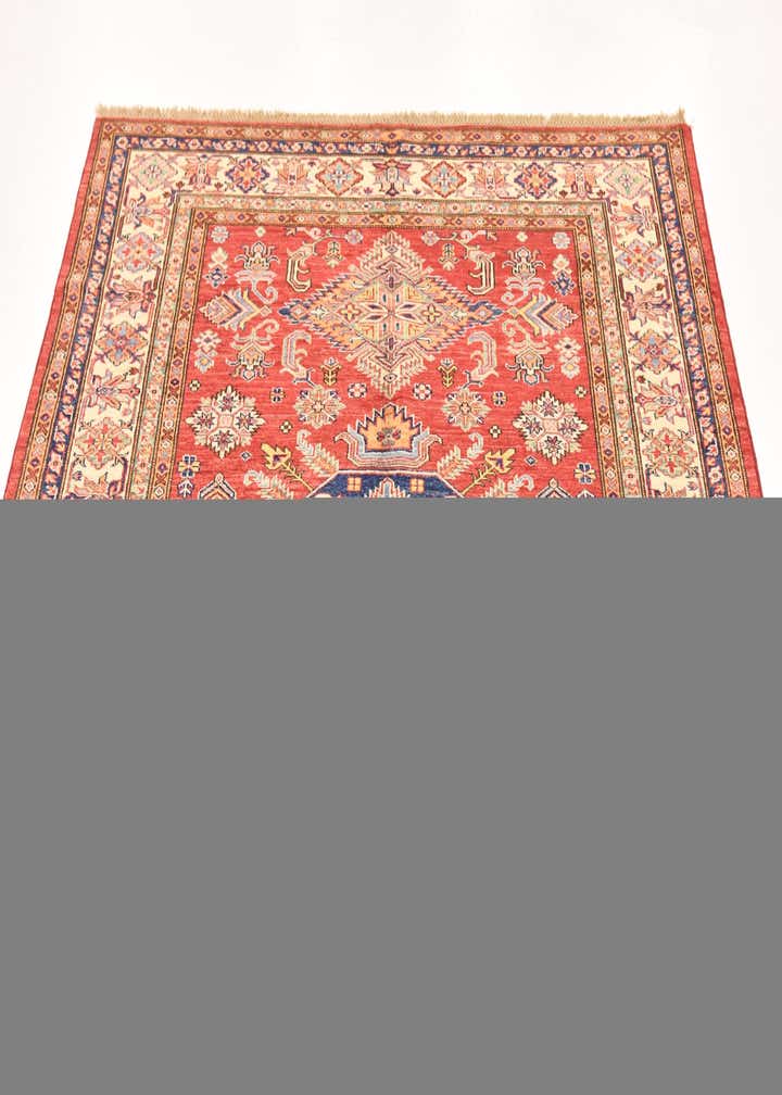 5' 2 x 6' 7 Hand Knotted Kazak Rug