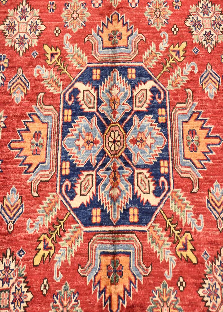 5' 2 x 6' 7 Hand Knotted Kazak Rug