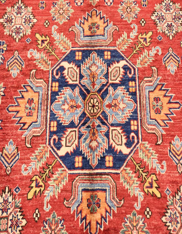Detail image of 5' 2 x 6' 7 Hand Knotted Kazak Rug
