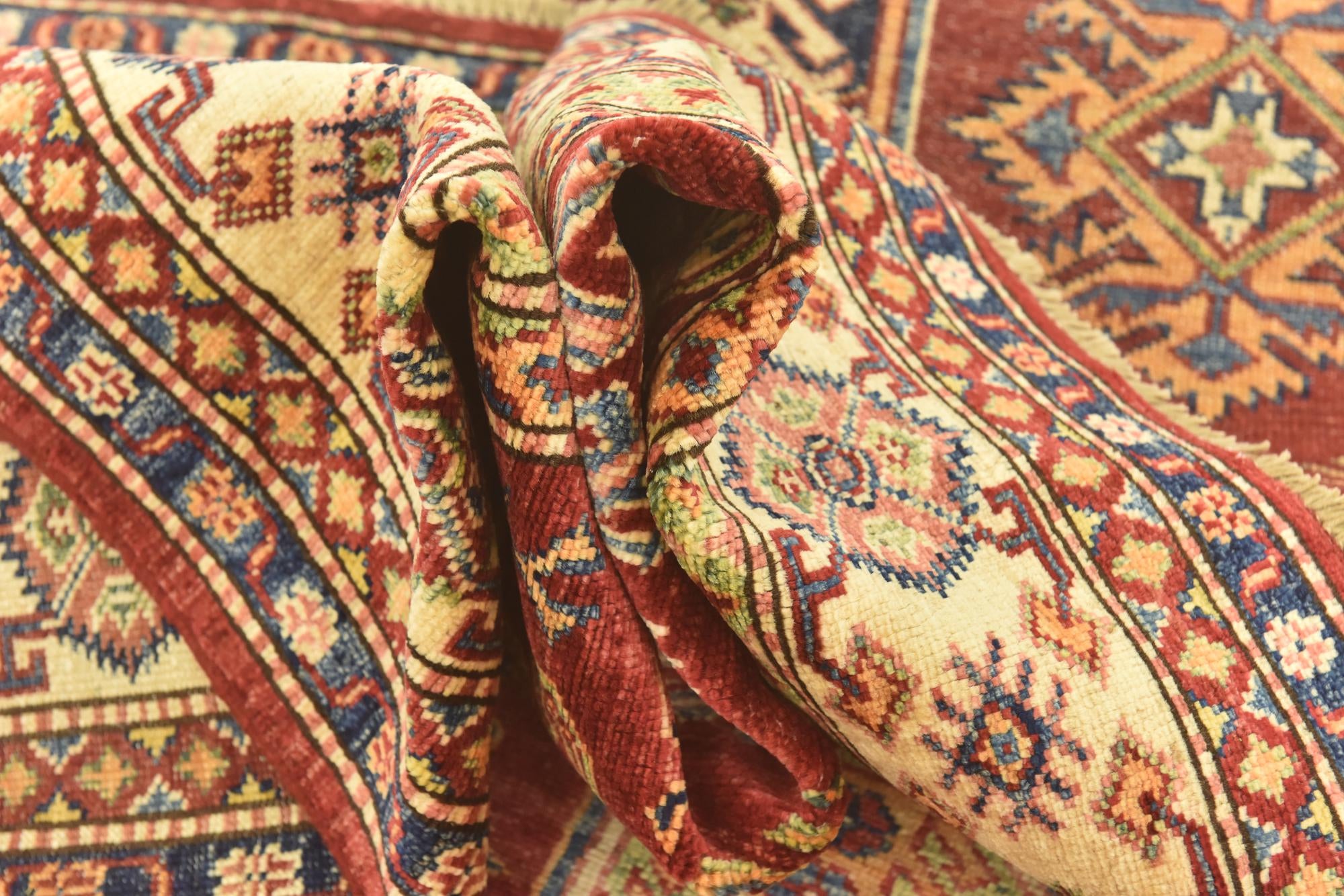 5' 8 x 7' 10 Hand Knotted Kazak Oriental Rug
