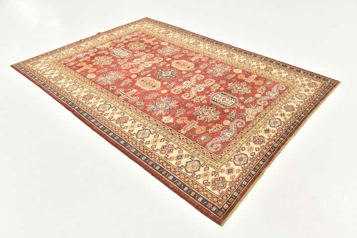 5' 8 x 7' 10 Hand Knotted Kazak Oriental Rug