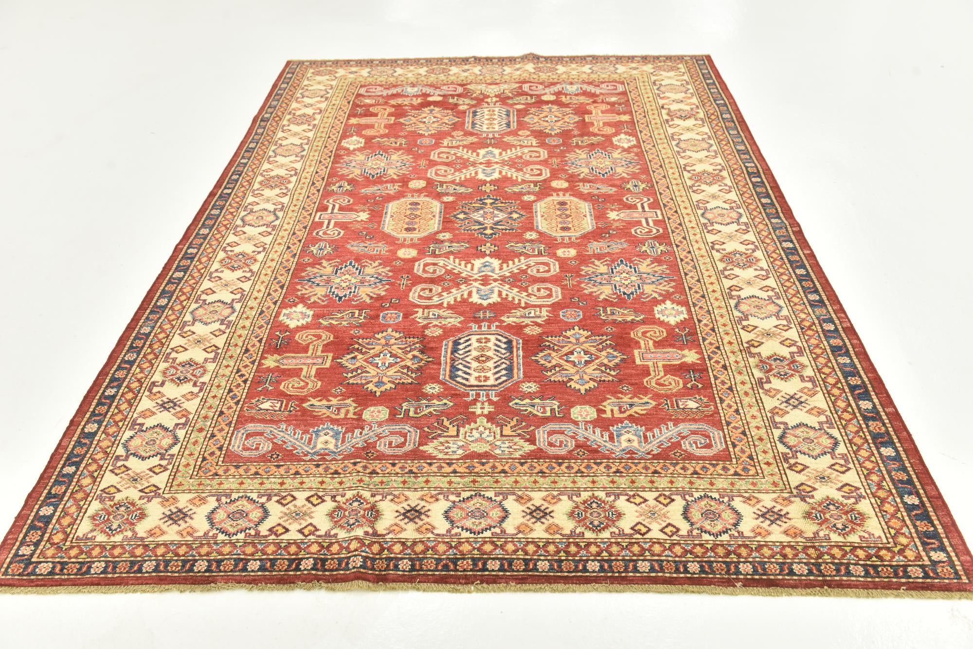 5' 8 x 7' 10 Hand Knotted Kazak Oriental Rug