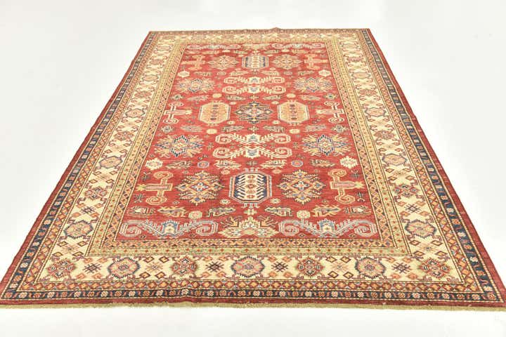 5' 8 x 7' 10 Hand Knotted Kazak Oriental Rug