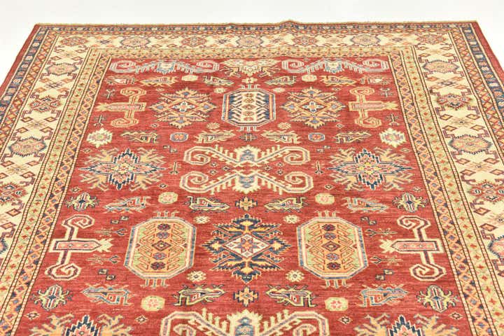 5' 8 x 7' 10 Hand Knotted Kazak Oriental Rug
