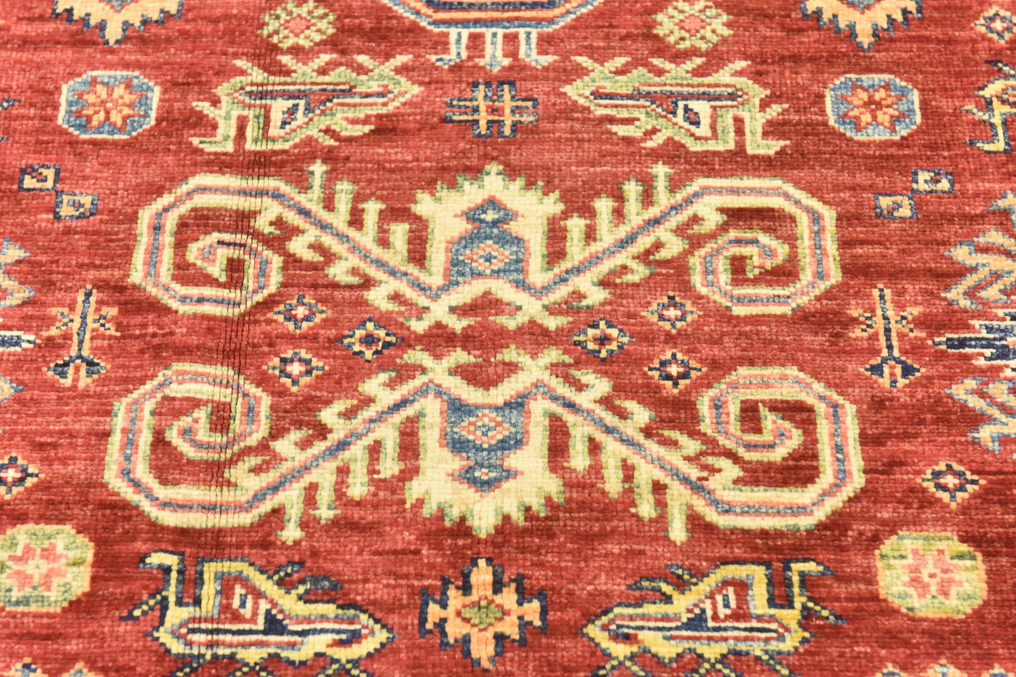 5' 8 x 7' 10 Hand Knotted Kazak Oriental Rug