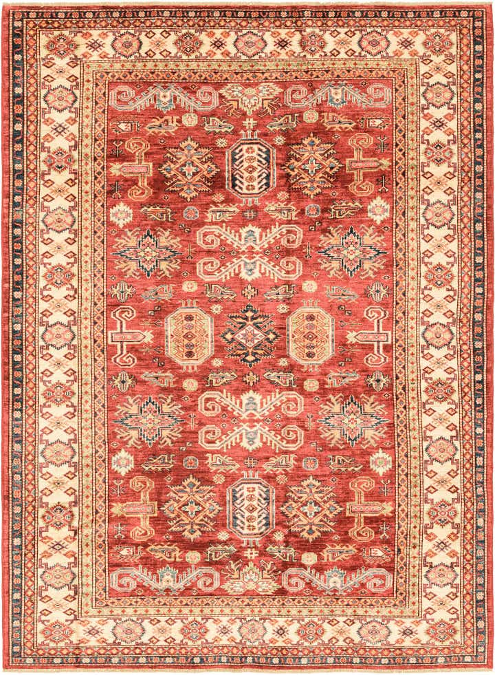 5' 8 x 7' 10 Hand Knotted Kazak Oriental Rug