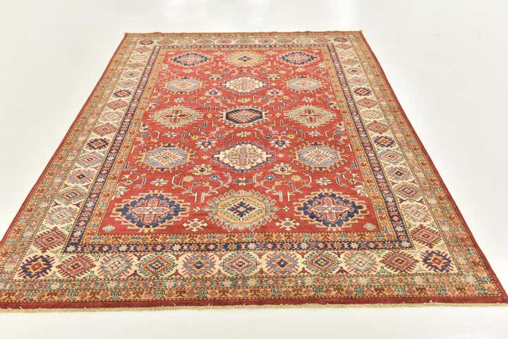5' 10 x 8' Hand Knotted Kazak Oriental Rug
