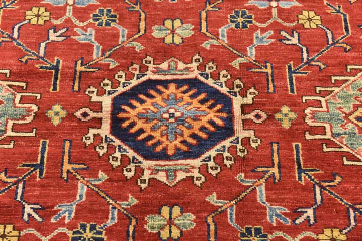 5' 10 x 8' Hand Knotted Kazak Oriental Rug