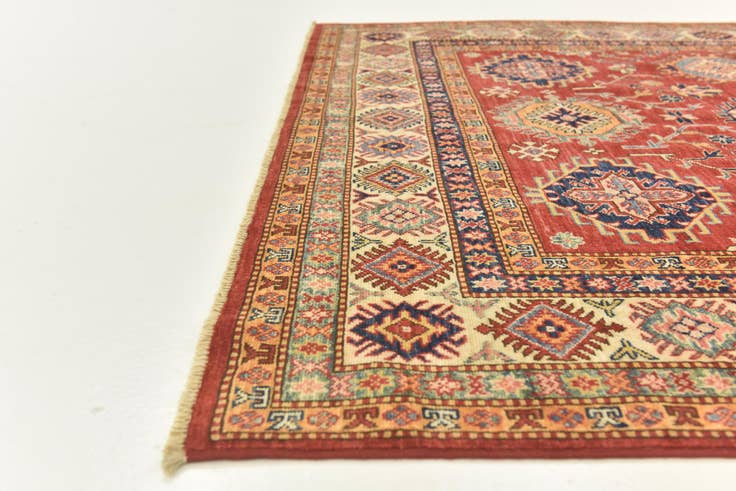 Detail image of 5' 10 x 8' Hand Knotted Kazak Oriental Rug