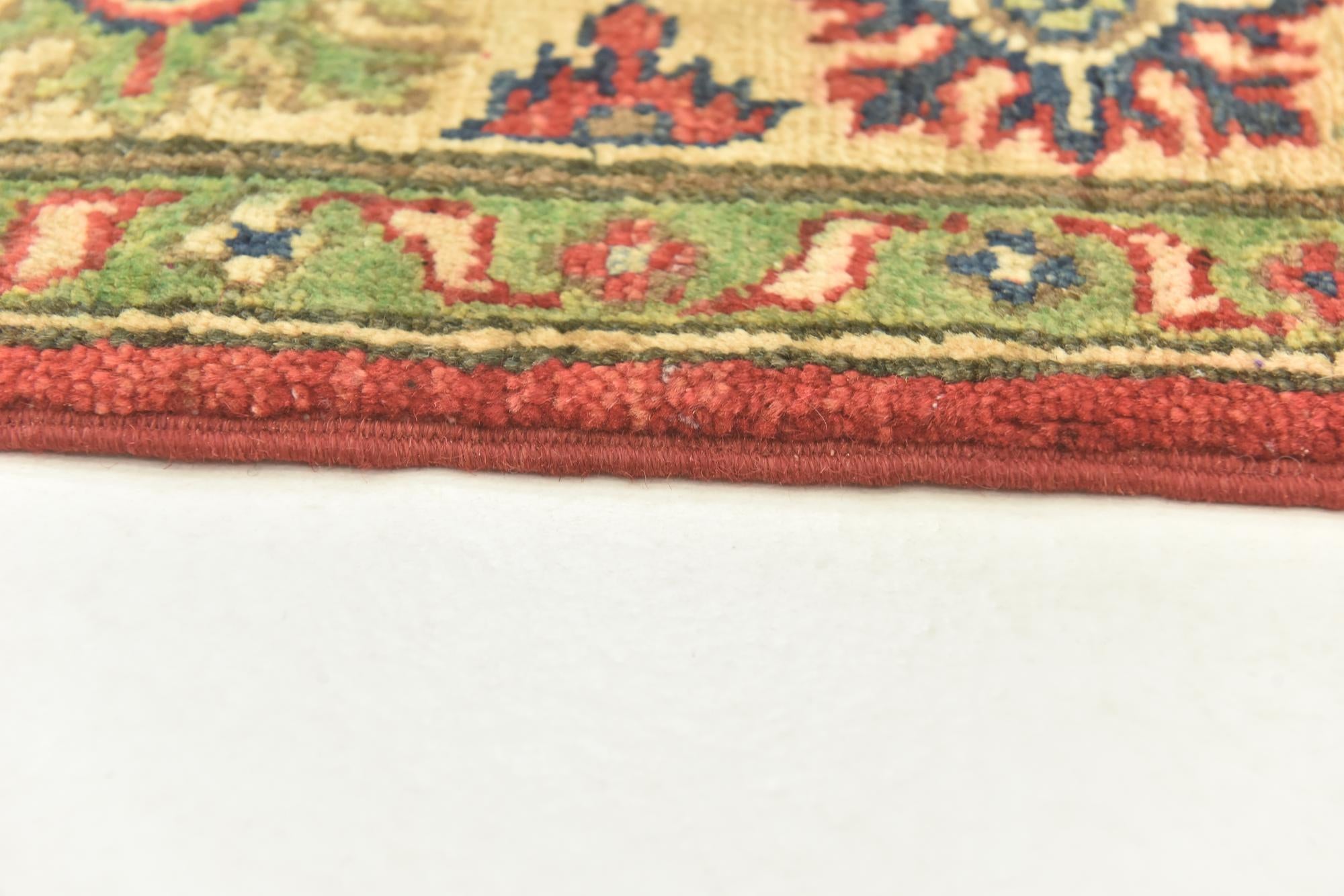 4' x 6' 4 Hand Knotted Kazak Rug