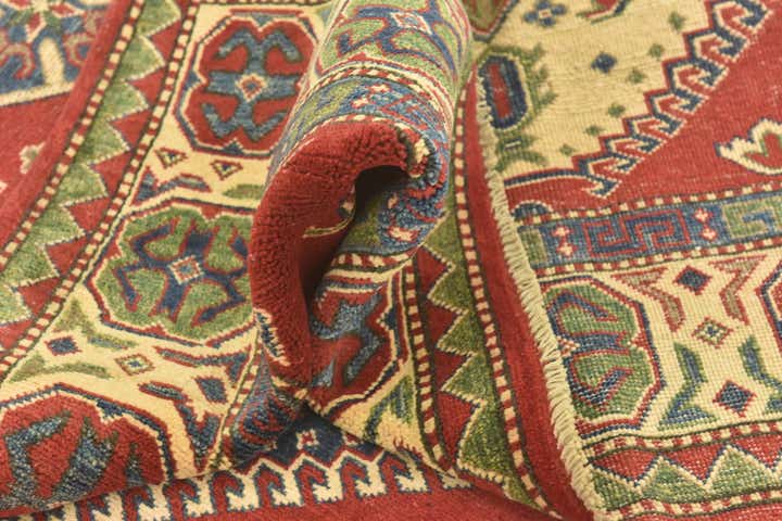 5' 4 x 7' 2 Hand Knotted Kazak Rug