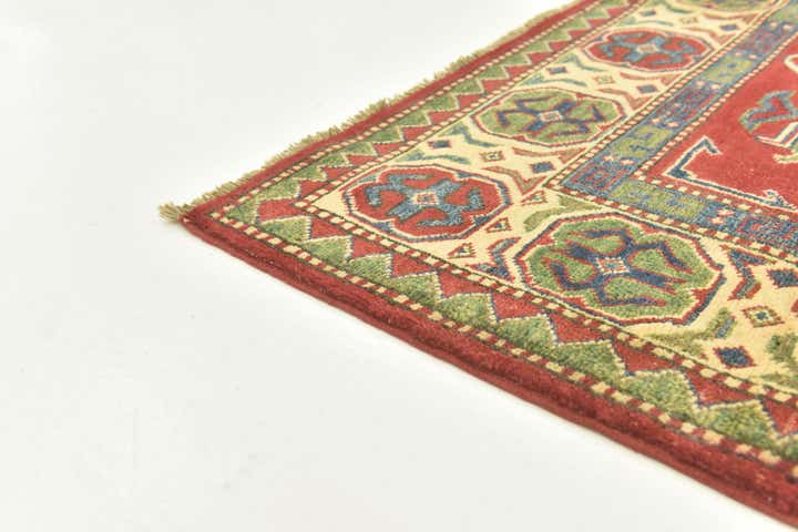 5' 4 x 7' 2 Hand Knotted Kazak Rug