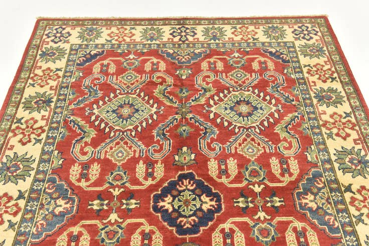 Detail image of 5' x 7' 3 Hand Knotted Kazak Rug