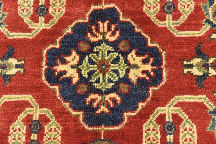 5' x 7' 3 Hand Knotted Kazak Rug