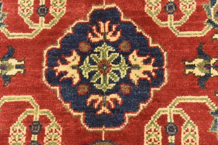 Detail image of 5' x 7' 3 Hand Knotted Kazak Rug